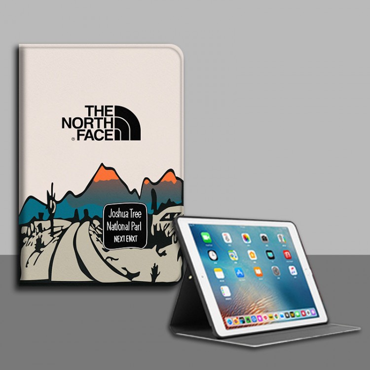 THE NORTH FACE アイパッド9/8/7カバー ペン収納 耐衝撃 ザノースフェイス iPad Pro 2021/2020/2018(12.9/11インチ）手帳型ケース 流行り 定番 ブランド IPAD AIR5/MINI6ケース 放熱性よい ipad pro10.5/9.7インチカバー スタンド機能性 メンズ レディース