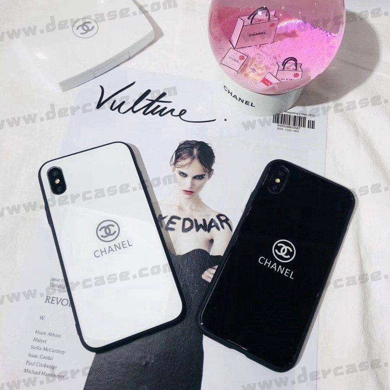 chanel 背面ガラス galaxy S10/S20+A20/A30 Note10/9/8ケース 韓国風