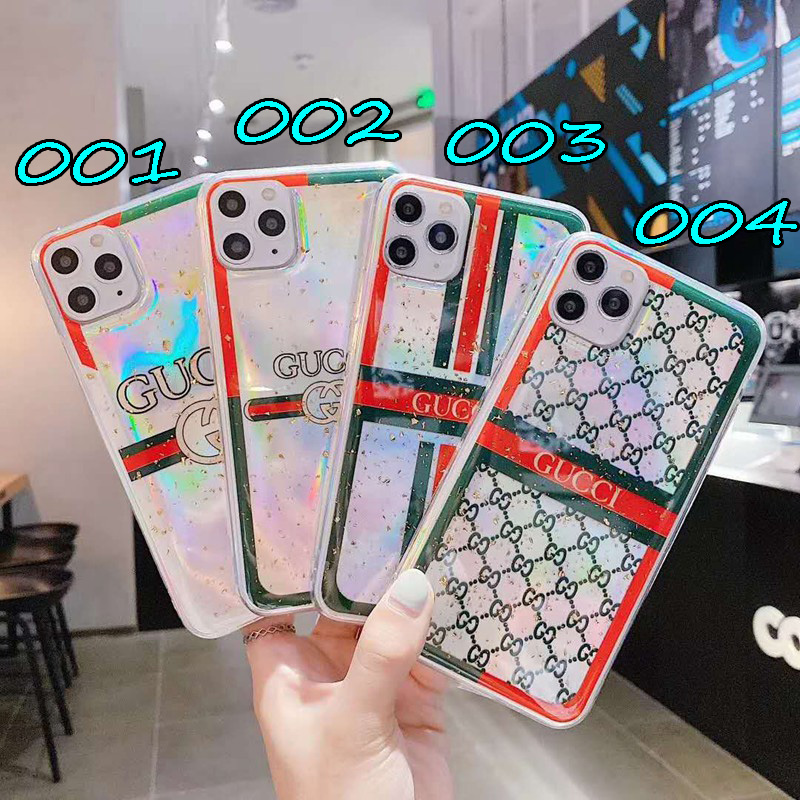 Gucci きらきら 人気ブランド iphone12mini/12pro/12pro max/11/11 pro maxケース クリアケース