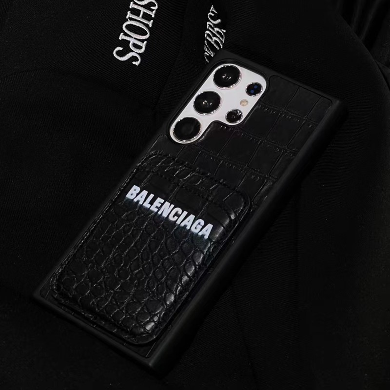 Balenciaga バレンシアガブランドGalaxy s23 plus s24カバーケース 薄型 ファッションgalaxy s23 s22 ultra plusエース