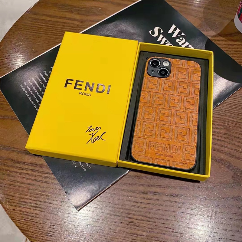 Fendi アイフォン14plus/13pro max/12mini/12カバー フィット 