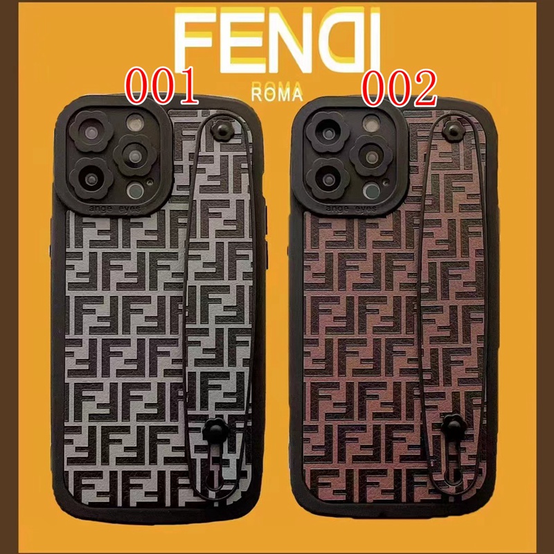 FENDI アイフォン14/13Proケース 落下防止