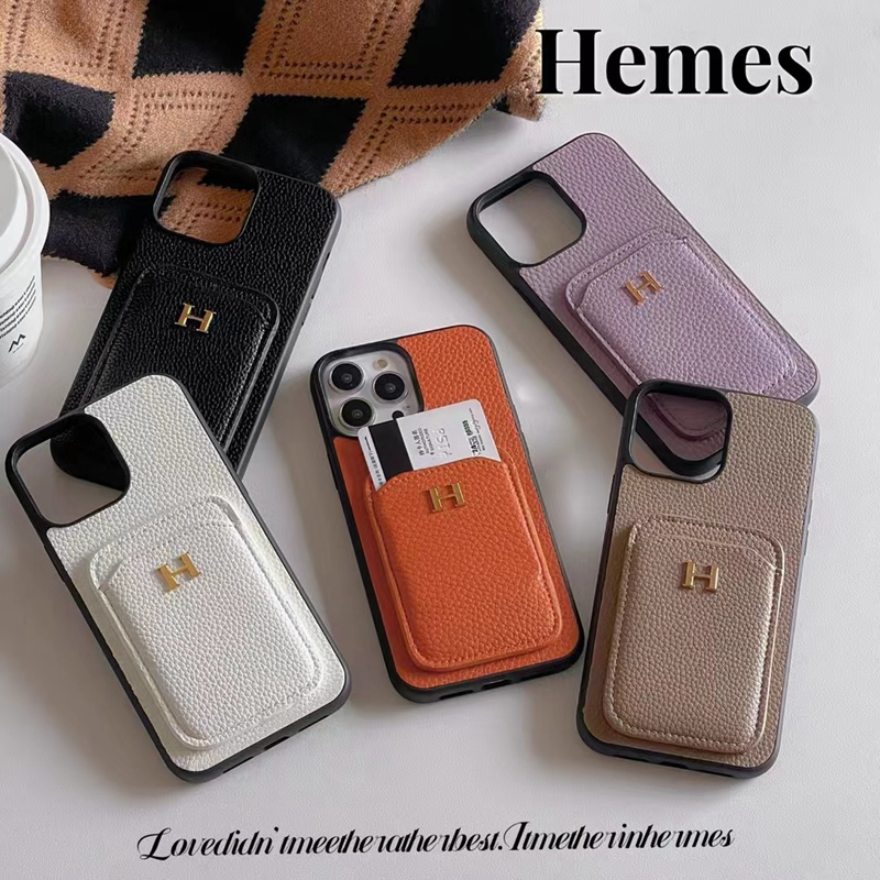 Hermes エルメスiPhone 15pro max/14proスマホカバー耐衝撃オシャレ芸能人愛用するブランドアイフォン15 14