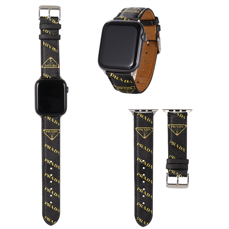 Prada プラダブランド Apple Watch 9 ultra バンド 華奢革 交換バンド アップルウォッチ ultra 49mmブランドベスト