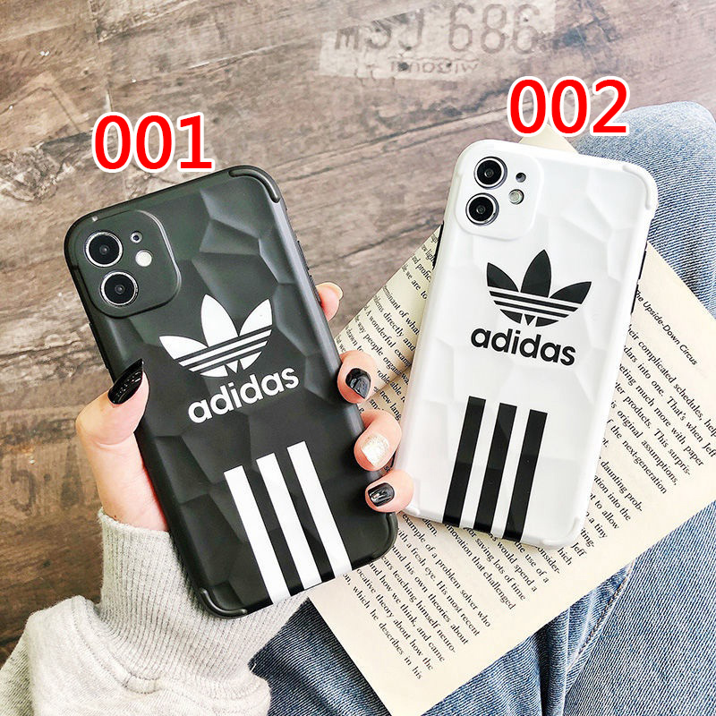 Adidas個性 iphone13/13pro/13pro maxケース 流行り凹凸紋 クール 