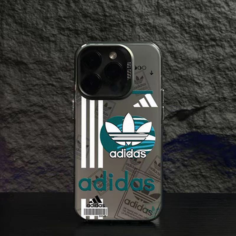 Adidas アディダスiPhone 15 14 pro maxブランドスマホケースブランドアイフォン15plus 14プロマックスマホカバー