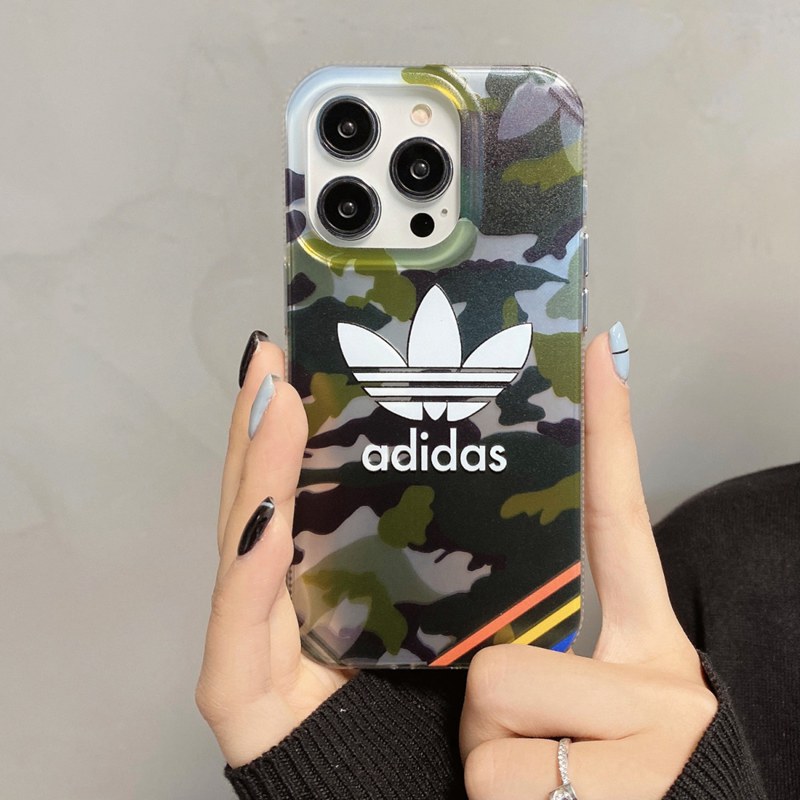Adidas アディダスブランドiPhone16 15 14pro maxケースメンズブランドアップル15+ 16 14proケース激安