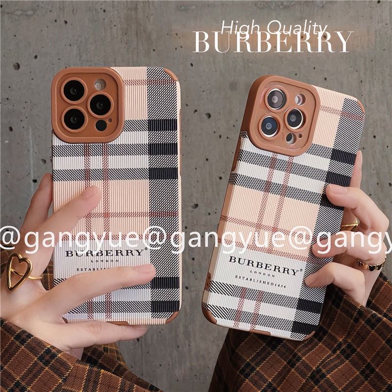 BURBERRY アイフォン13Pro max/13Pro/13携帯カバー 人気柄 ファッション