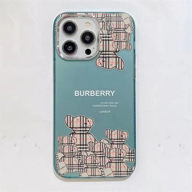 Burberry バーバリーブランドiPhone15 14pro maxケースメンズブランドアップル15+ 14proケース