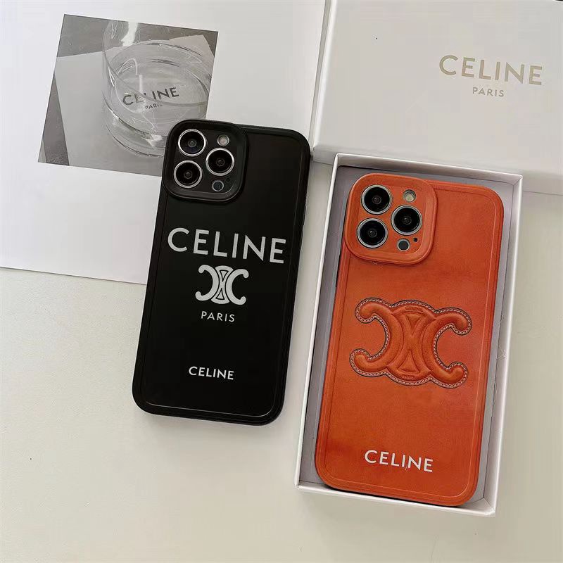Celine ブランド アイフォン14Plusスマホカバー