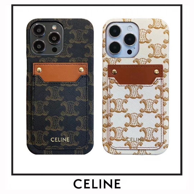 CELINE セリーヌブランドiPhone15 14pro maxケースメンズiPhone 15 14 pro maxブランドスマホケース