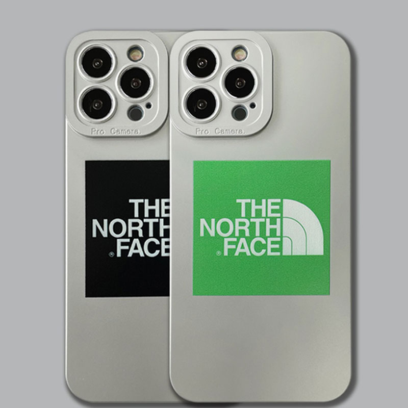ブランド The North Face アイフォン13/13pro/13pro maxカバー 創意デザイン 塗装加工