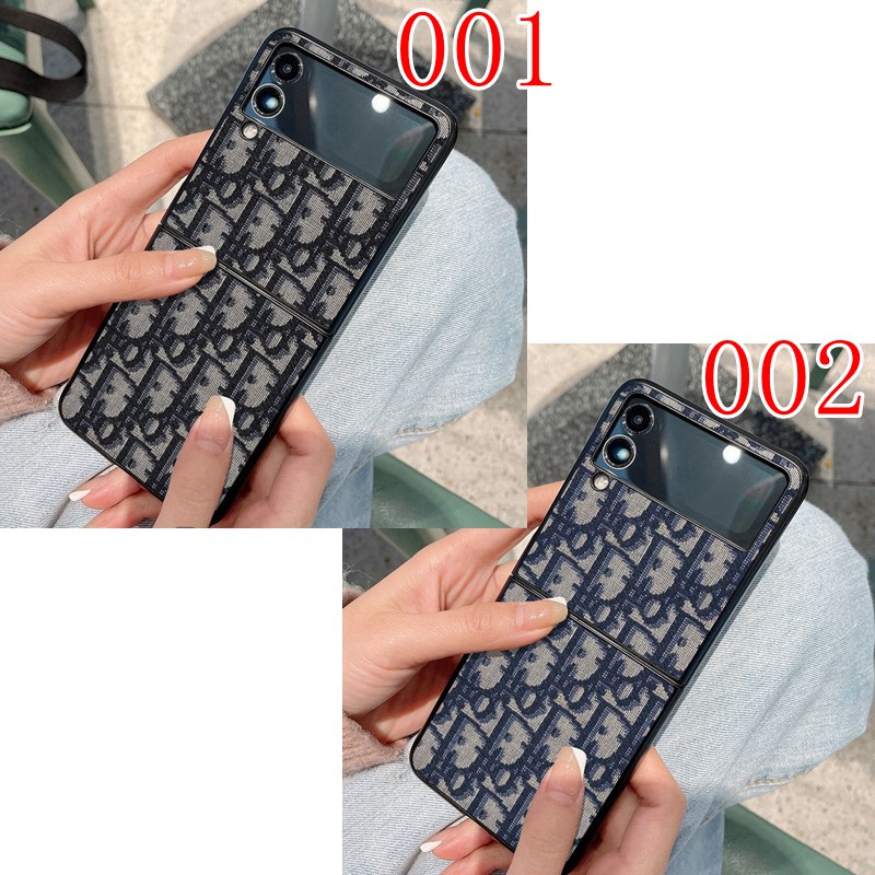 ブランド ディオール Galaxy zflip3携帯カバー 布製 高品質 