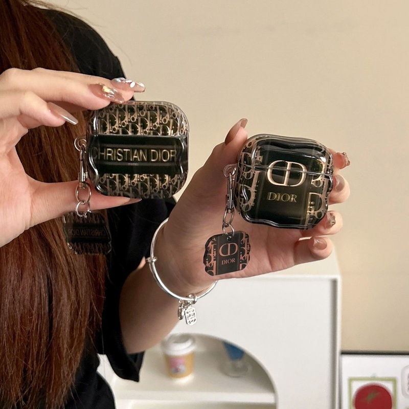 ディオールAirPods 3 4ブランドケース 携帯便利