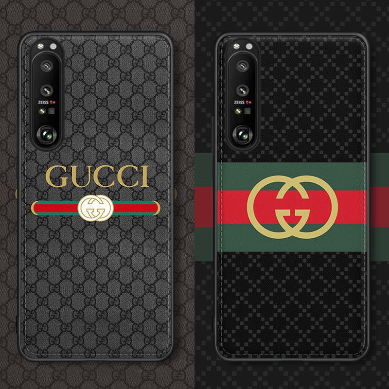  Gucci エクスペリア1iii/1ii携帯カバー シンプル ビジネス風 