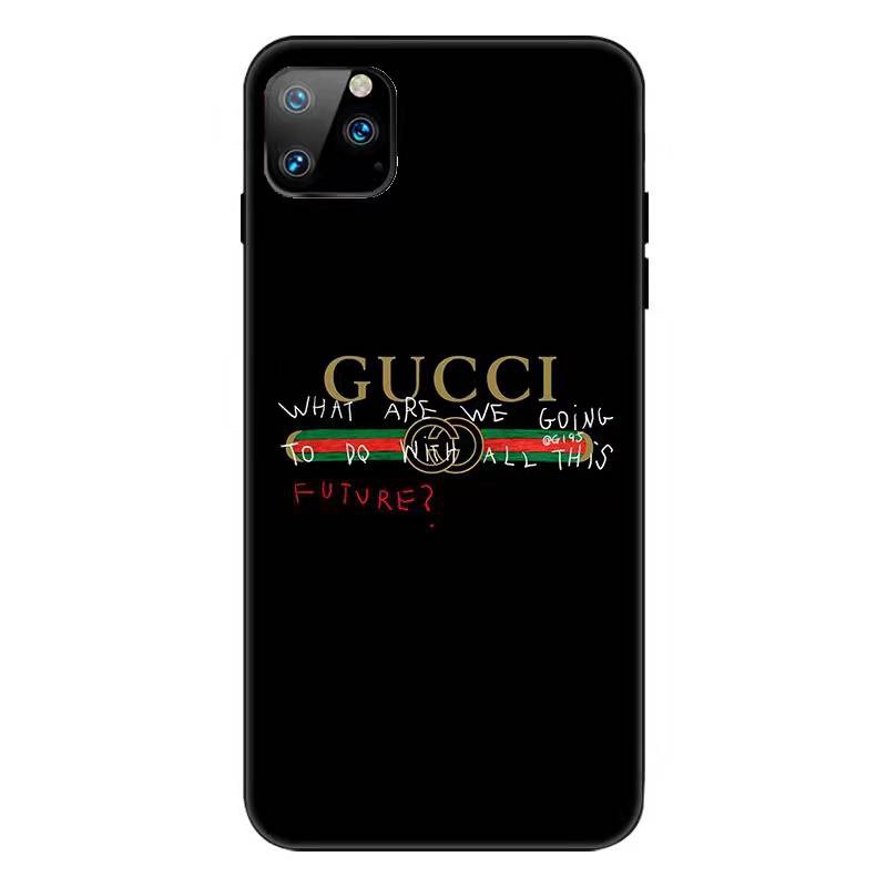 Gucci アイフォン13Pro max/13pro/12mini/11pro携帯カバー 落書き柄 おしゃれ