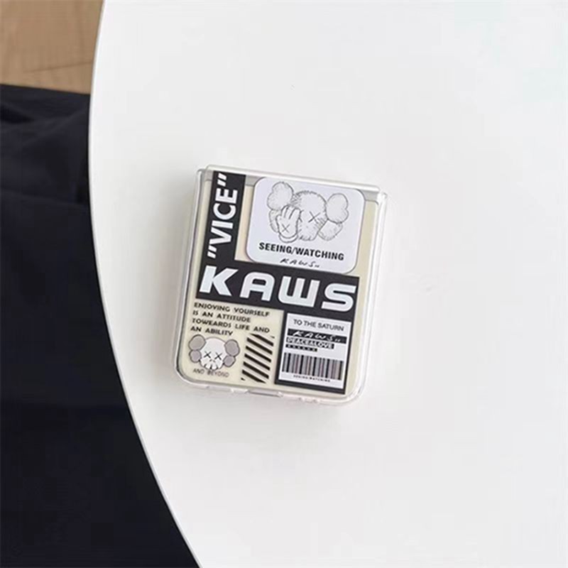 Kaws カウズGalaxy Z Flip6 5 4 3ブランドケースメンズかわいいsamsung z fold 5 4 flip5 4ケース