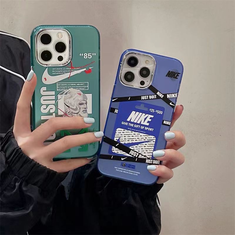 Nike ナイキiPhone 15 14 pro maxブランドスマホケースiPhone 15pro max/14proスマホカバー耐衝撃