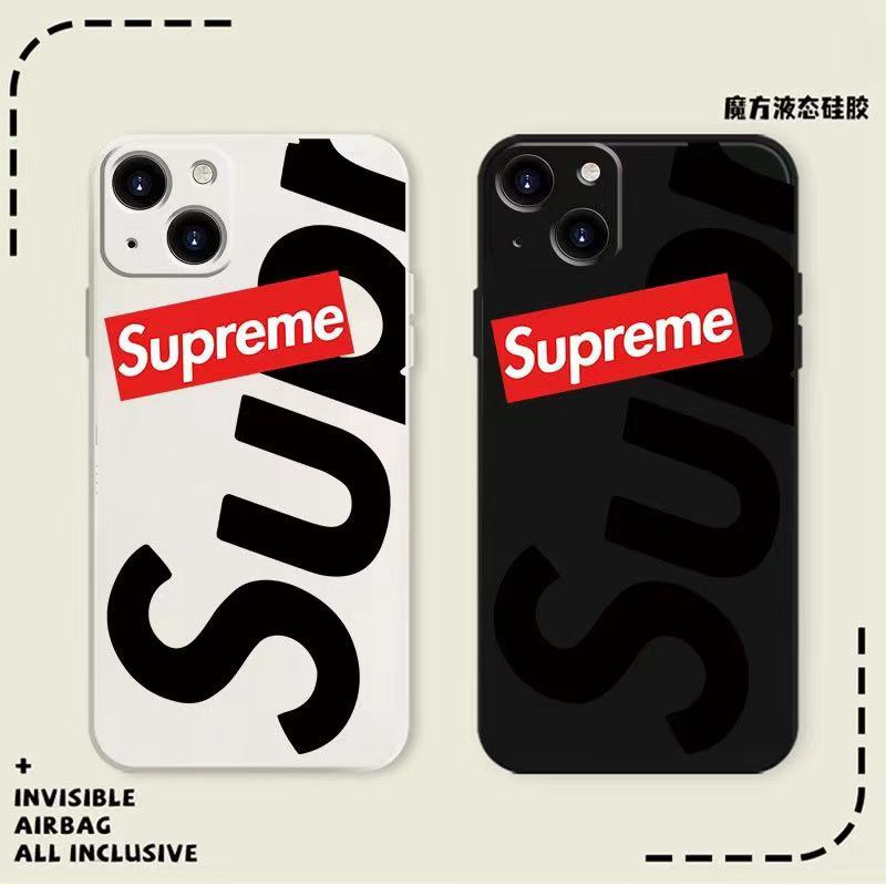 Supreme シュプリームブランドiPhone15 14pro maxケースメンズ芸能人愛用するブランドアイフォン15 14