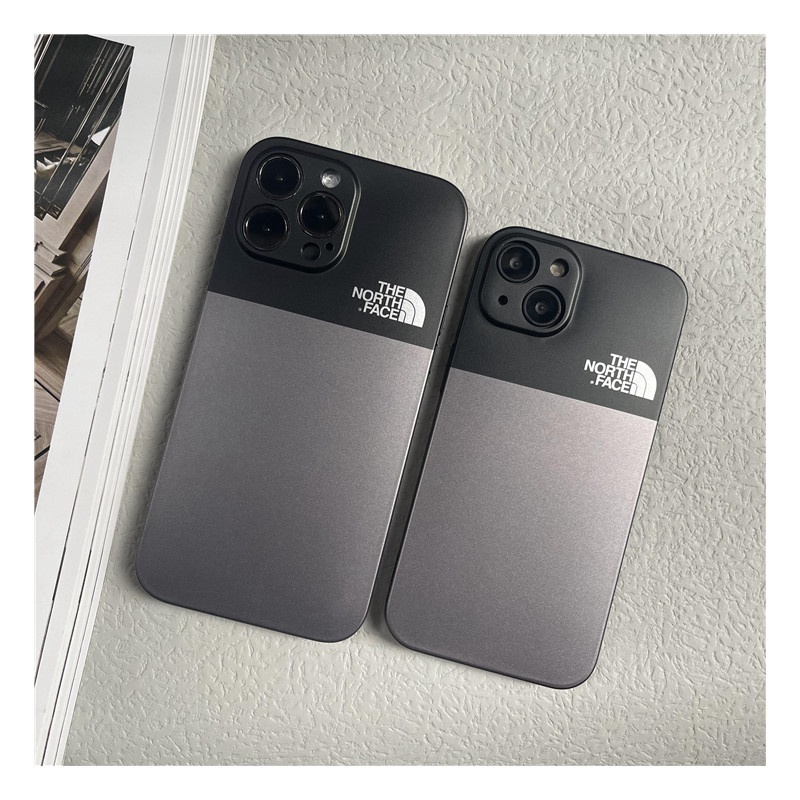 ブランド The North Face iphone13/13pro/13pro maxケース シルバーメッキ加工 個性デザイン