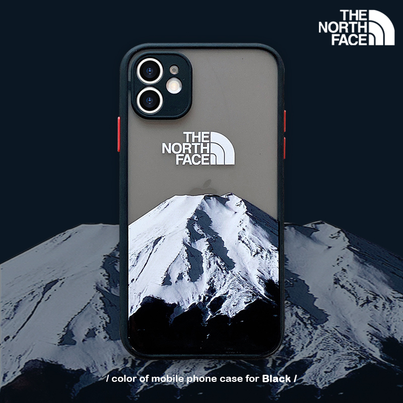 The North Face アイフォン13/13proスマホカバー 創意デザイン 広々雪山柄 