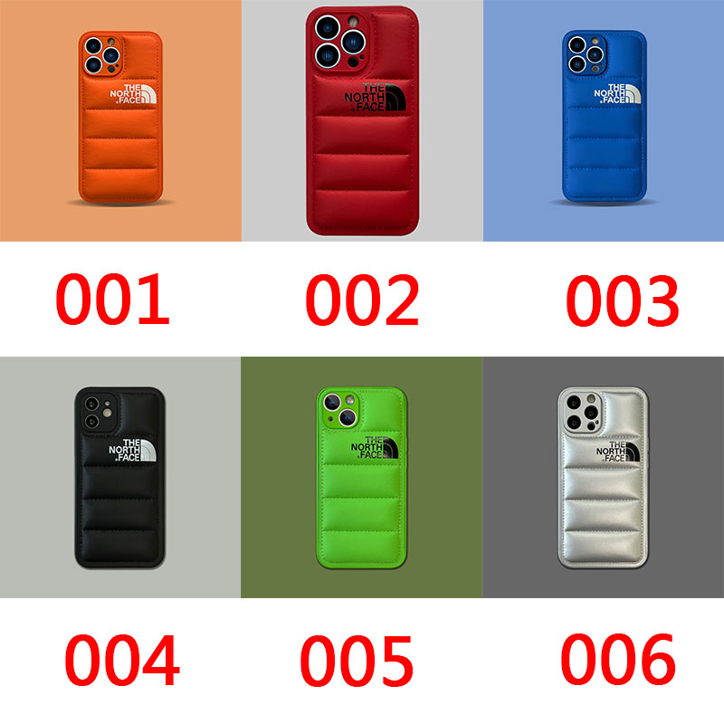 ザノースフェイス iphone13pro max/13pro/13ケース 個性ダウンジャケット形 落下保護 