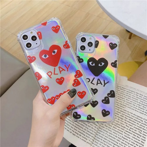 CDG 女性向け iphone 12mini/12pro/12 pro maxケース ブランド コムデギャルソン iphone12/11/xs/xrケース iphone 11/x/8/7スマホケース LINEで簡単にご注文可