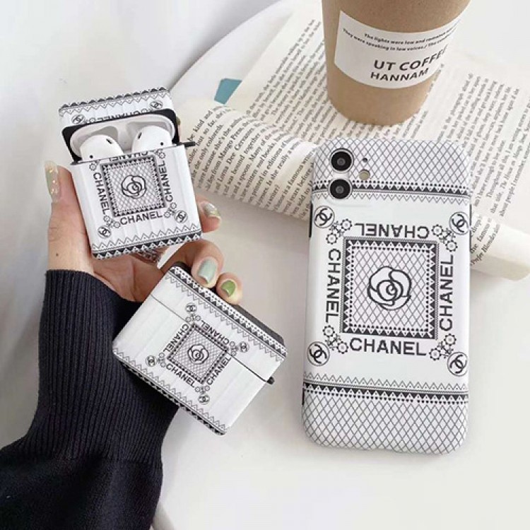 Chanel/シャネル ブランド iphone 12/12mini/12pro/12pro maxケース シンプル スーツケース型 エアポッド1/2/3/pro Airpods ジャケット型 アイフォン11/x/xr/xs max/11proケース  LINEで簡単にご注文可