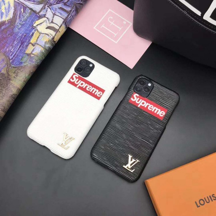 lv Supreme コンボ ブランド iphone 12 mini/12 pro max/11 pro/11 pro max/se2ケース シンプル ルイ·ヴィトン 韓国風 シュプリーム モノグラム iphone 12/11/x/xs/xr/7/8 plusケース 激安 ジャケットケース 8色 コピー