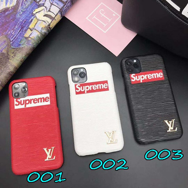 lv Supreme コンボ ブランド iphone 12 mini/12 pro max/11 pro/11 pro max/se2ケース シンプル ルイ·ヴィトン 韓国風 シュプリーム モノグラム iphone 12/11/x/xs/xr/7/8 plusケース 激安 ジャケットケース 8色 コピー