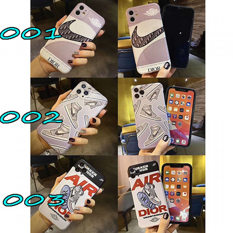 Dior ディオール ハイブランド iphone 12 pro/12 mini/12 pro max/11 proケース 個性 スニーカー Nike ナイキ モノグラム セレブ愛用 全機種対応 韓国風 ジャケットケース パロディ iphone12/11/11 pro max/X/XS/XR/7/8 plus/se2スマホケース コピー