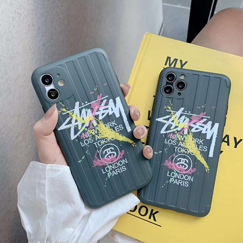 ステューシー ブランド iphone12 mini/12/12pro/12pro maxケース Stussy かわいい スーツケース型 女性向け iphone 11/12 pro max/xr/xs maxケース ジャケット型 iphone12ケース 高級 人気