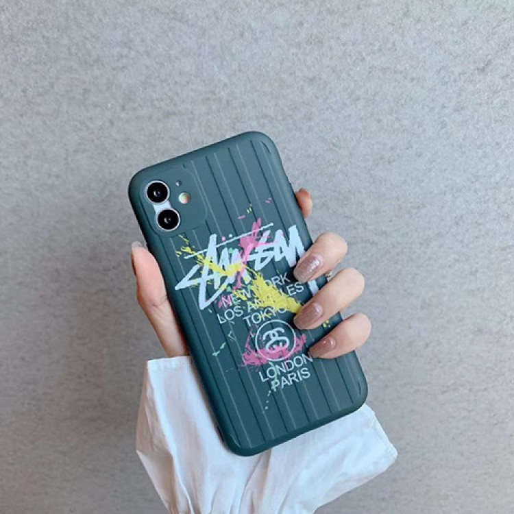 ステューシー ブランド iphone12 mini/12/12pro/12pro maxケース Stussy かわいい スーツケース型 女性向け iphone 11/12 pro max/xr/xs maxケース ジャケット型 iphone12ケース 高級 人気