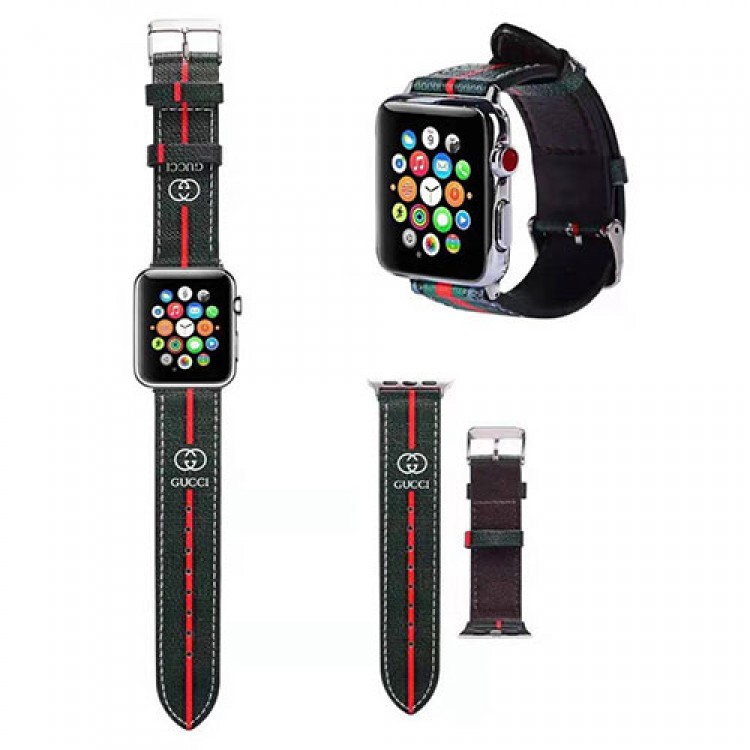 グッチ ブランドアップルウォッチ バンドオシャレ人気 apple watch ストラップ  高級ブランド バンド