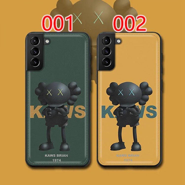 カウズ 人気ブランド iphone14/13 pro/12 pro max/11 pro maxスマホケース KAWS レザー Galaxy S22/S21+/S21 ultra/s20/s20+/s20 ultra/s10/note20ケース シンプル kaws brian 韓国風 アイフォン12 mini/11/x/xs/xr/8/7/se2カバー 2021 衝撃吸收 高級 メンズ レディース