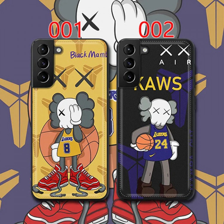 KAWS ブランド iphone 12/12 pro max/11/11 pro/11 pro max/se2ケース 個性 運動風 カウズ柄 ジョーダン Galaxy S21/S21+/S21 ultra/s20/s20+/s20 ultra/s10/Note20 コンビネーション kobe ブラックマンバ iPhone 12 pro/12 miniケース シリコンケース レザー 四角ヒット防止  耐衝撃 アイフォンX/XS/XR/XS MAX/8/7/6カバー メンズ レディーズ