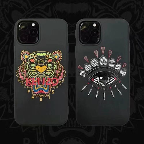 Kenzo/ケンゾー ブランド iphone12/12 mini/12pro/12pro maxケース セレブ愛用 虎目柄 激安 iphone12/xs/11/8 plusケース おまけつき モノグラム アイフォン12/11pro maxケース ファッション レディース 