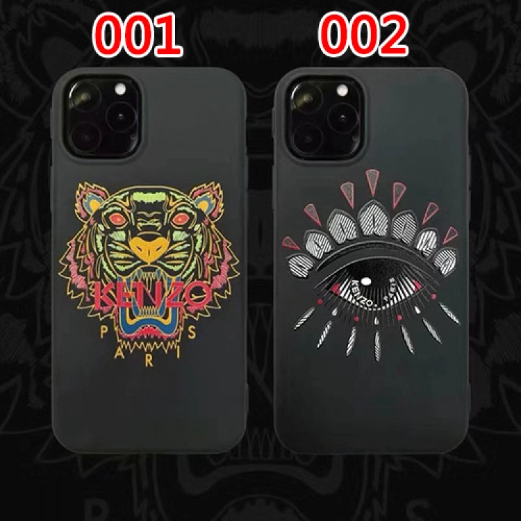 Kenzo/ケンゾー ブランド iphone12/12 mini/12pro/12pro maxケース セレブ愛用 虎目柄 激安 iphone12/xs/11/8 plusケース おまけつき モノグラム アイフォン12/11pro maxケース ファッション レディース 