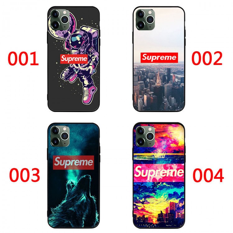 Supreme ブランド AQUOS Zero5G Basic/R5G/sense4ケース 背面ガラス シュプリーム 狼柄 宇宙飛行士 ジャケット型 月球 iphone 12mini/12pro max/11 pro max きらきら xperia 1 II/5ii/10ii モノグラム Galaxy S20/a51/a30/note20/note20 ultraケース 全機種対応 ins風 シンプル huawei p40 シンプル レディース 