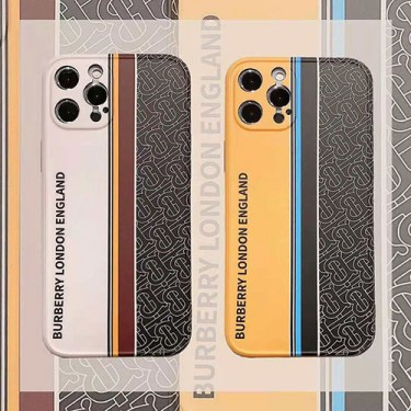 Burberry スプライシング色 iphone 12/12 pro/12 mini/12 pro max/se2ケース バーバリー モノグラム ブランド iPhone11/11 pro/11 pro maxケース ストランプ柄 面白い おしゃれ アイフォンx/xs/xr/8/7カバー メンズ レディース