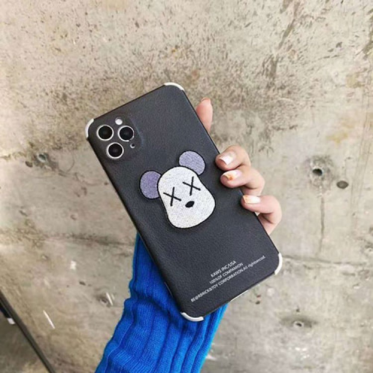 KAWS/カウズファッション セレブ愛用 iphone12/12 mini/12 pro/11pro maxケース 激安ins風 刺繍 iphone12/11/x/xs/xrケースかわいいモノグラム iphone12/11pro maxケース ブランド