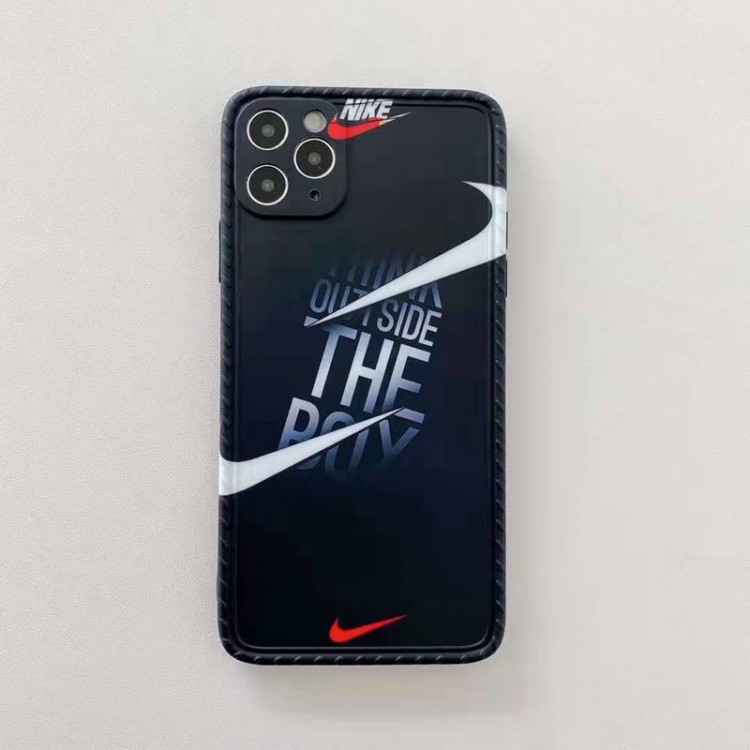 ナイキ iphone 12 pro/12 mini/12 pro max/11 pro/11 pro maxケース ブランド NIKE 韓国風 スウッシュ柄 モノグラム swoosh iPhone 12/11/X/XS/XRケース お洒落 アイフォンx/xs/xr/xs max/8/8 plus/7/7 plusカバー 芸能人愛用 衝撃吸收 メンズ レディーズ