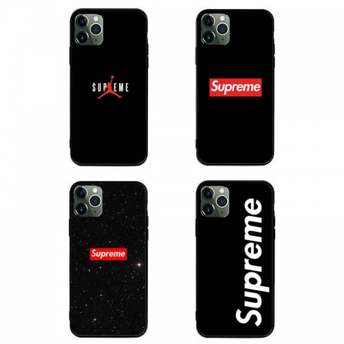 Supreme ブランド 黒色 AQUOS Zero5G Basic/R5G/sense4ケース 星空柄 背面ガラス ジャケット型 シュプリーム iphone 12/12mini/12pro/12pro max/11 pro maxケース シンプル きらきら xperia 1 II/5ii/10iiケース モノグラム Galaxy S20/S20 ultra/a51/note20/note20 ultraケース 全機種対応 ins風 AirJordan シンプル huawei p40 レディース