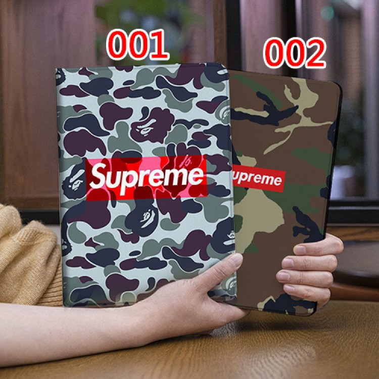 Supreme ipad8/7世代 pro 9.7/11inch 2020ケース ブランド シュプリーム ipad mini 4/5カバー BAPE ipad 5/6 9.7インチ カモフラージュ色 Aape すべてのipad機種対応 iPad Air 10.9インチケース 激安 iPad Proケース 9.7インチ 2018/2017 コピー メンズ レディース