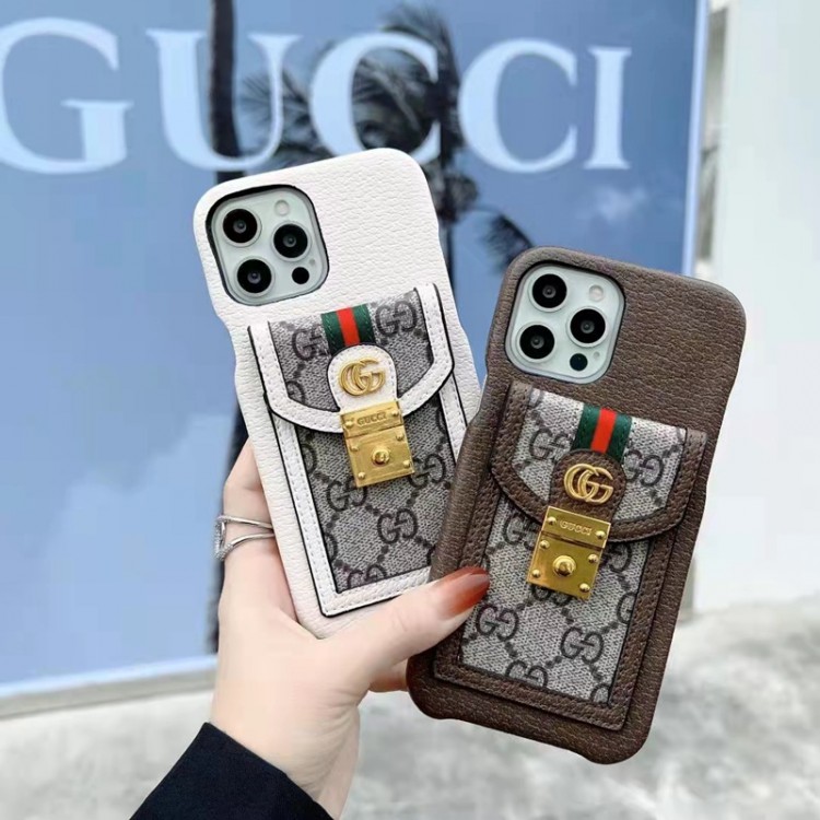 ブランド gucci アイフォン13/13pro/13pro max革カバー 個性 ジャケット グッチ iphone12Pro/12/12pro maxケース 定番GG柄 光沢ある金具 iphone11pro max/11ケース収納型 落下保護 レディース メンズ