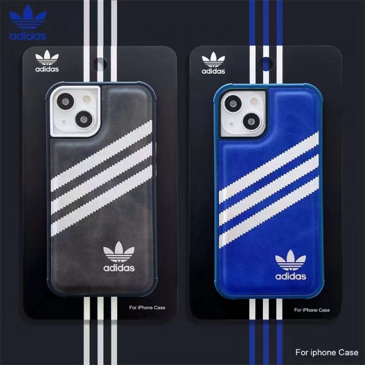 Adidas ブランド iphone14max/13proスマホケース 手触り良い アディダス iPhone13pro max/13ケース ふわふわ アイフォン12Pro/12携帯カバー 汚れにくい 個性デザイン airpods 3/pro保護カバー ファッション 放熱性よい 人気