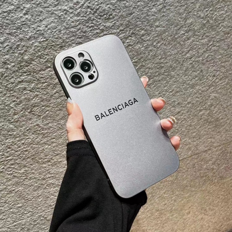 BALENCIAGA ブランド iPhone14pro plusソフトケース 耐衝撃 シンプル 個性 バレンシアガ iphone14 Pro maxスマホカバー 背面メッキ加工 iphone 13/13Pro/13 pro maxケース落下保護 おしゃれ アイフォン12 11 pro maxケース流行り 若者 ファッション