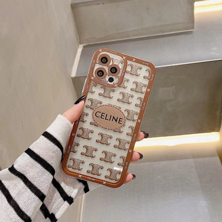 セリーヌ IPHONE13/13Pro max/13Proスマホケース透明デザイン 大人気  ブランド celine アイフォン12promax/12pro/12クリアカバー耐衝撃 かわいい 女の子 iphone11pro/11 pro max/11ケース おシャレ設計 メンズ 黄変防止