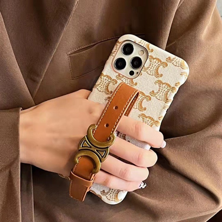 ブランドCELINE 2022新品 iphone13/13pro/13pro maxレザーケース 衝撃吸収 ベルト付き 落下防止 セリーヌ アイフォン12pro/12pro max/12ソフトケース ファッション 個性 経典モノグラム柄  iphone11pro/11pro max/11ケース高級感 おしゃれ 男女兼用