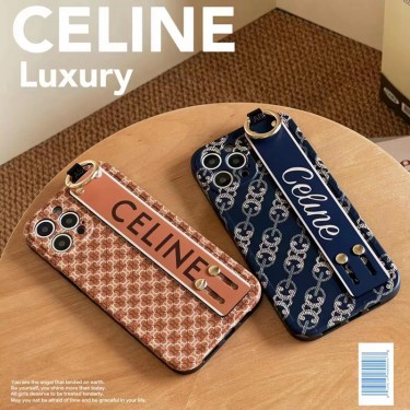 ブランド セリーヌ iPhone14PRO/13Pro maxカバー トレント感 Celine アイフォン13Pro/13スマホケース グリップ付き iphone12Pro max/12Proケース 耐衝撃 定番モノグラム iphone 11/11 pro maxカバー スタンド 多機能ケース 大人気